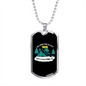 Camper Necklace Adventure Is Out There Let's Go Find It-01 Necklace Stainless Steel or 18k Gold Dog Tag 24" Chain-Express Your Love Gifts