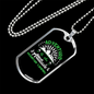Camper Necklace Adventure Mountain Camping Necklace Stainless Steel or 18k Gold Dog Tag 24" Chain-Express Your Love Gifts