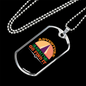 Camper Necklace Adventure Necklace Stainless Steel or 18k Gold Dog Tag 24" Chain-Express Your Love Gifts