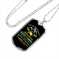 Camper Necklace Adventure Seeking Camping Necklace Stainless Steel or 18k Gold Dog Tag 24" Chain-Express Your Love Gifts