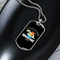Camper Necklace Adventure White Life Necklace Stainless Steel or 18k Gold Dog Tag 24" Chain-Express Your Love Gifts