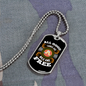 Camper Necklace All Good Things are Wild and Free Necklace Stainless Steel or 18k Gold Dog Tag 24" Chain-Express Your Love Gifts