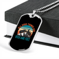 Camper Necklace All Good Things Are Wild and Free Necklace Stainless Steel or 18k Gold Dog Tag 24" Chain-Express Your Love Gifts
