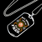 Camper Necklace All Good Things are Wild and Free Necklace Stainless Steel or 18k Gold Dog Tag 24" Chain-Express Your Love Gifts