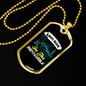 Camper Necklace Always Believe In The Impossible Necklace Stainless Steel or 18k Gold Dog Tag 24" Chain-Express Your Love Gifts