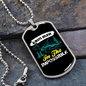 Camper Necklace Always Believe In The Impossible Necklace Stainless Steel or 18k Gold Dog Tag 24" Chain-Express Your Love Gifts