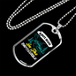 Camper Necklace Always Believe In The Impossible Necklace Stainless Steel or 18k Gold Dog Tag 24" Chain-Express Your Love Gifts