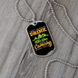 Camper Necklace Always Drink Camping Necklace Stainless Steel or 18k Gold Dog Tag 24" Chain-Express Your Love Gifts