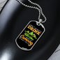 Camper Necklace Always Drink Camping Necklace Stainless Steel or 18k Gold Dog Tag 24" Chain-Express Your Love Gifts