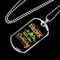Camper Necklace Always Drink Camping Necklace Stainless Steel or 18k Gold Dog Tag 24" Chain-Express Your Love Gifts