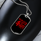 Camper Necklace Always Take The Scenic Route Necklace Stainless Steel or 18k Gold Dog Tag 24" Chain-Express Your Love Gifts