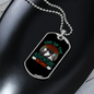 Camper Necklace And So The Adventure Begins Necklace Stainless Steel or 18k Gold Dog Tag 24" Chain-Express Your Love Gifts