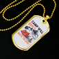 Camper Necklace Back To Life Necklace Stainless Steel or 18k Gold Dog Tag 24" Chain-Express Your Love Gifts