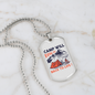 Camper Necklace Back To Life Necklace Stainless Steel or 18k Gold Dog Tag 24" Chain-Express Your Love Gifts
