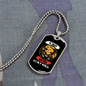Camper Necklace Be Brave Run Free Stay Wild Necklace Stainless Steel or 18k Gold Dog Tag 24" Chain-Express Your Love Gifts