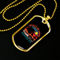 Camper Necklace Beach and Camping Life Necklace Stainless Steel or 18k Gold Dog Tag 24" Chain-Express Your Love Gifts