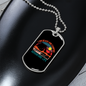 Camper Necklace Beach and Camping Life Necklace Stainless Steel or 18k Gold Dog Tag 24" Chain-Express Your Love Gifts