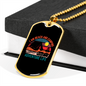 Camper Necklace Beach and Camping Life Necklace Stainless Steel or 18k Gold Dog Tag 24" Chain-Express Your Love Gifts