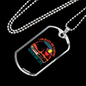 Camper Necklace Beach and Camping Life Necklace Stainless Steel or 18k Gold Dog Tag 24" Chain-Express Your Love Gifts