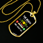 Camper Necklace Beach I Must Go Necklace Stainless Steel or 18k Gold Dog Tag 24" Chain-Express Your Love Gifts