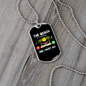 Camper Necklace Beach I Must Go Necklace Stainless Steel or 18k Gold Dog Tag 24" Chain-Express Your Love Gifts