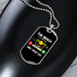 Camper Necklace Beach I Must Go Necklace Stainless Steel or 18k Gold Dog Tag 24" Chain-Express Your Love Gifts