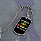 Camper Necklace Beach I Must Go Necklace Stainless Steel or 18k Gold Dog Tag 24" Chain-Express Your Love Gifts