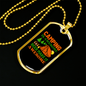 Camper Necklace Beer Make it Awesome Necklace Stainless Steel or 18k Gold Dog Tag 24" Chain-Express Your Love Gifts