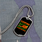 Camper Necklace Beer Make it Awesome Necklace Stainless Steel or 18k Gold Dog Tag 24" Chain-Express Your Love Gifts