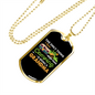 Camper Necklace Being A Grandma Necklace Stainless Steel or 18k Gold Dog Tag 24" Chain-Express Your Love Gifts