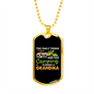 Camper Necklace Being A Grandma Necklace Stainless Steel or 18k Gold Dog Tag 24" Chain-Express Your Love Gifts
