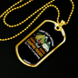Camper Necklace Best Camping Friends Necklace Stainless Steel or 18k Gold Dog Tag 24" Chain-Express Your Love Gifts