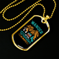 Camper Necklace Better Wander Always Necklace Stainless Steel or 18k Gold Dog Tag 24" Chain-Express Your Love Gifts
