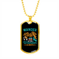 Camper Necklace Better Wander Always Necklace Stainless Steel or 18k Gold Dog Tag 24" Chain-Express Your Love Gifts