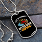 Camper Necklace Better When Hiking Necklace Stainless Steel or 18k Gold Dog Tag 24" Chain-Express Your Love Gifts