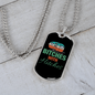 Camper Necklace Bitches With Hitches Necklace Stainless Steel or 18k Gold Dog Tag 24" Chain-Express Your Love Gifts