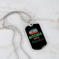 Camper Necklace Bitches With Hitches Necklace Stainless Steel or 18k Gold Dog Tag 24" Chain-Express Your Love Gifts