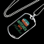 Camper Necklace Bitches With Hitches Necklace Stainless Steel or 18k Gold Dog Tag 24" Chain-Express Your Love Gifts