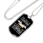 Camper Necklace Call It Zombie Necklace Stainless Steel or 18k Gold Dog Tag 24" Chain-Express Your Love Gifts