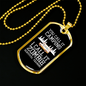 Camper Necklace Call It Zombie Necklace Stainless Steel or 18k Gold Dog Tag 24" Chain-Express Your Love Gifts