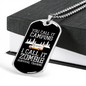 Camper Necklace Call It Zombie Necklace Stainless Steel or 18k Gold Dog Tag 24" Chain-Express Your Love Gifts