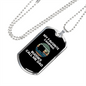 Camper Necklace Call Me Dad Necklace Stainless Steel or 18k Gold Dog Tag 24" Chain-Express Your Love Gifts