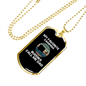 Camper Necklace Call Me Dad Necklace Stainless Steel or 18k Gold Dog Tag 24" Chain-Express Your Love Gifts