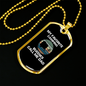 Camper Necklace Call Me Dad Necklace Stainless Steel or 18k Gold Dog Tag 24" Chain-Express Your Love Gifts