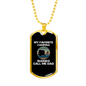 Camper Necklace Call Me Dad Necklace Stainless Steel or 18k Gold Dog Tag 24" Chain-Express Your Love Gifts