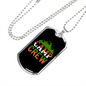 Camper Necklace Camp Crew Necklace Stainless Steel or 18k Gold Dog Tag 24" Chain-Express Your Love Gifts