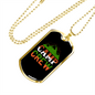 Camper Necklace Camp Crew Necklace Stainless Steel or 18k Gold Dog Tag 24" Chain-Express Your Love Gifts