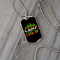 Camper Necklace Camp Crew Necklace Stainless Steel or 18k Gold Dog Tag 24" Chain-Express Your Love Gifts