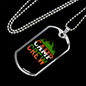 Camper Necklace Camp Crew Necklace Stainless Steel or 18k Gold Dog Tag 24" Chain-Express Your Love Gifts