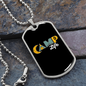 Camper Necklace Camp Life Camping Necklace Stainless Steel or 18k Gold Dog Tag 24" Chain-Express Your Love Gifts